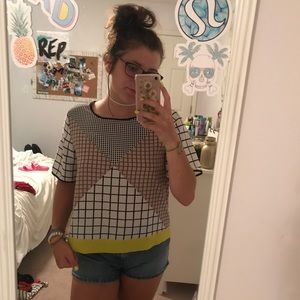 Multi colored blouse